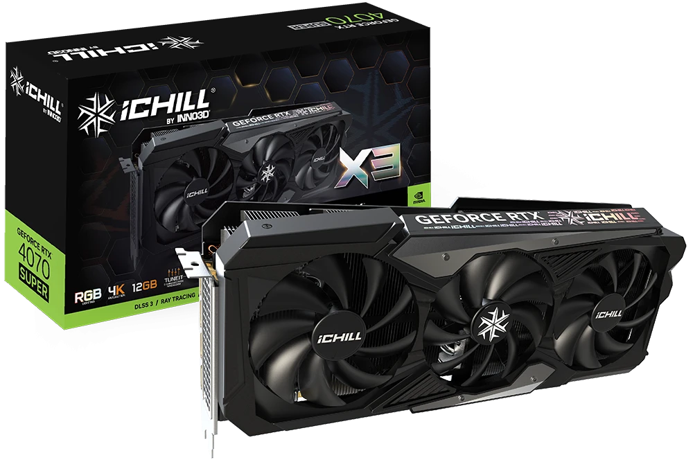 INNO3D GeForce RTX 4070 SUPER iCHILL X3